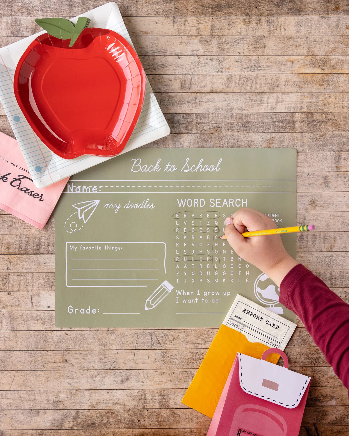Back to School Party Classroom Activity