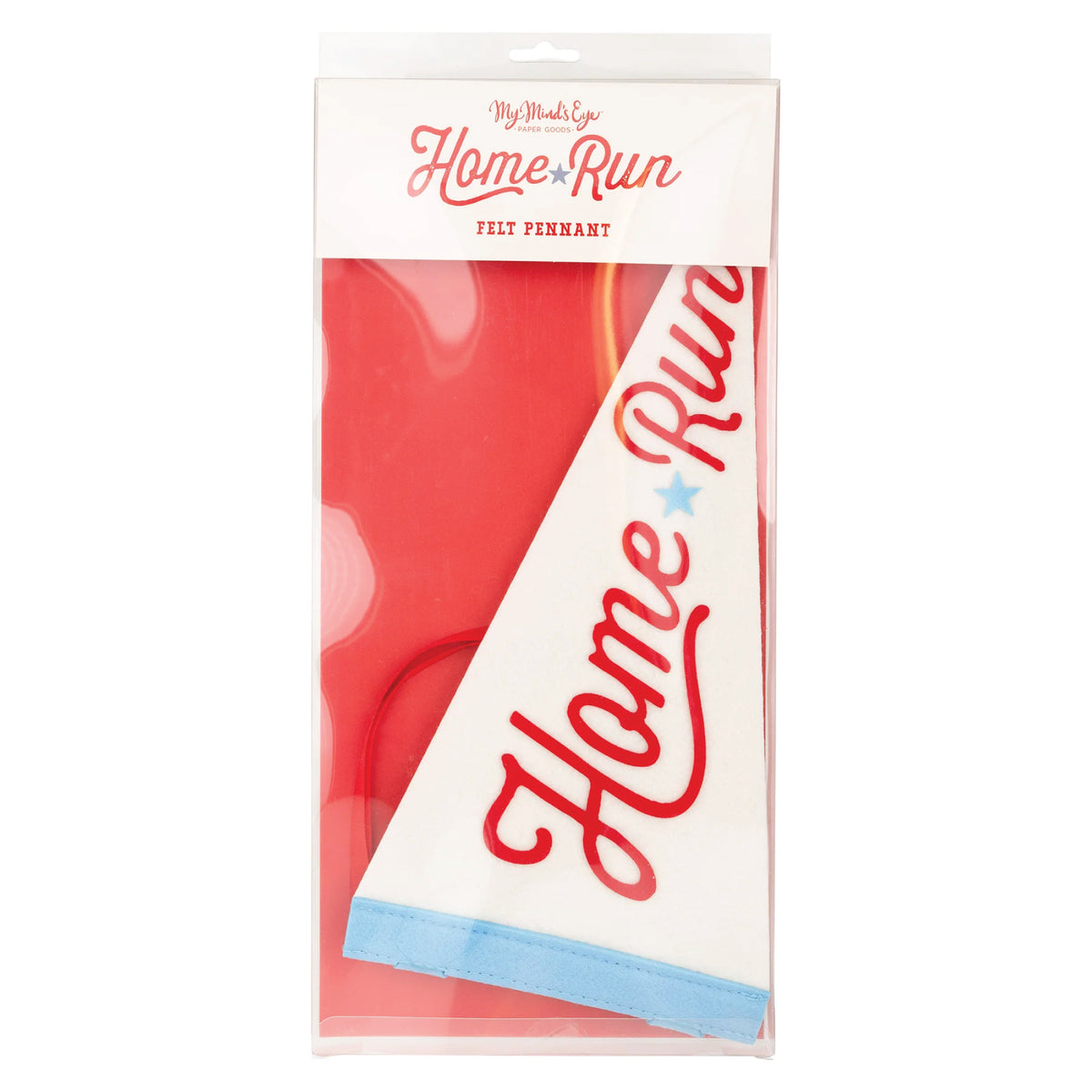 Baseball Felt Pennant Flag Packaged