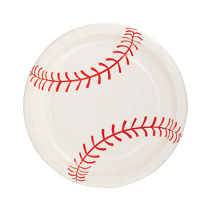 Baseball Lunch Plates 8ct | The Party Darling