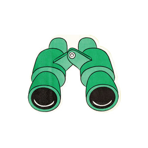 Safari Binoculars Dessert Napkins 24ct | The Party Darling