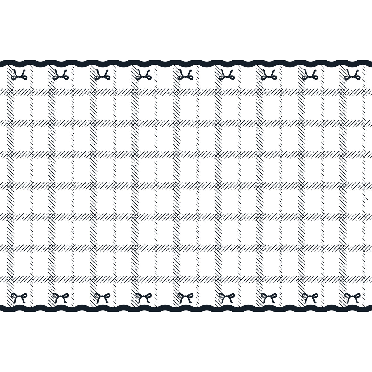 Black Bow Paper Table Cover | The Party Darling