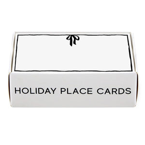 Set of 36 bow place cards in gift box