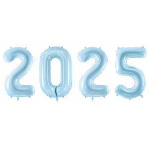 Blue 2025 Number Balloon Year 34" | The Party Darling