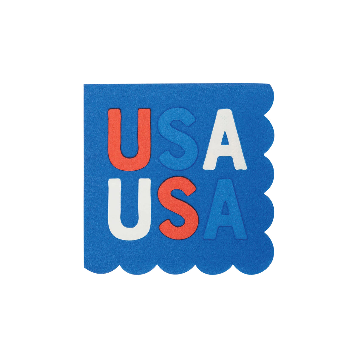 Blue USA Dessert Napkins 18ct | The Party Darling