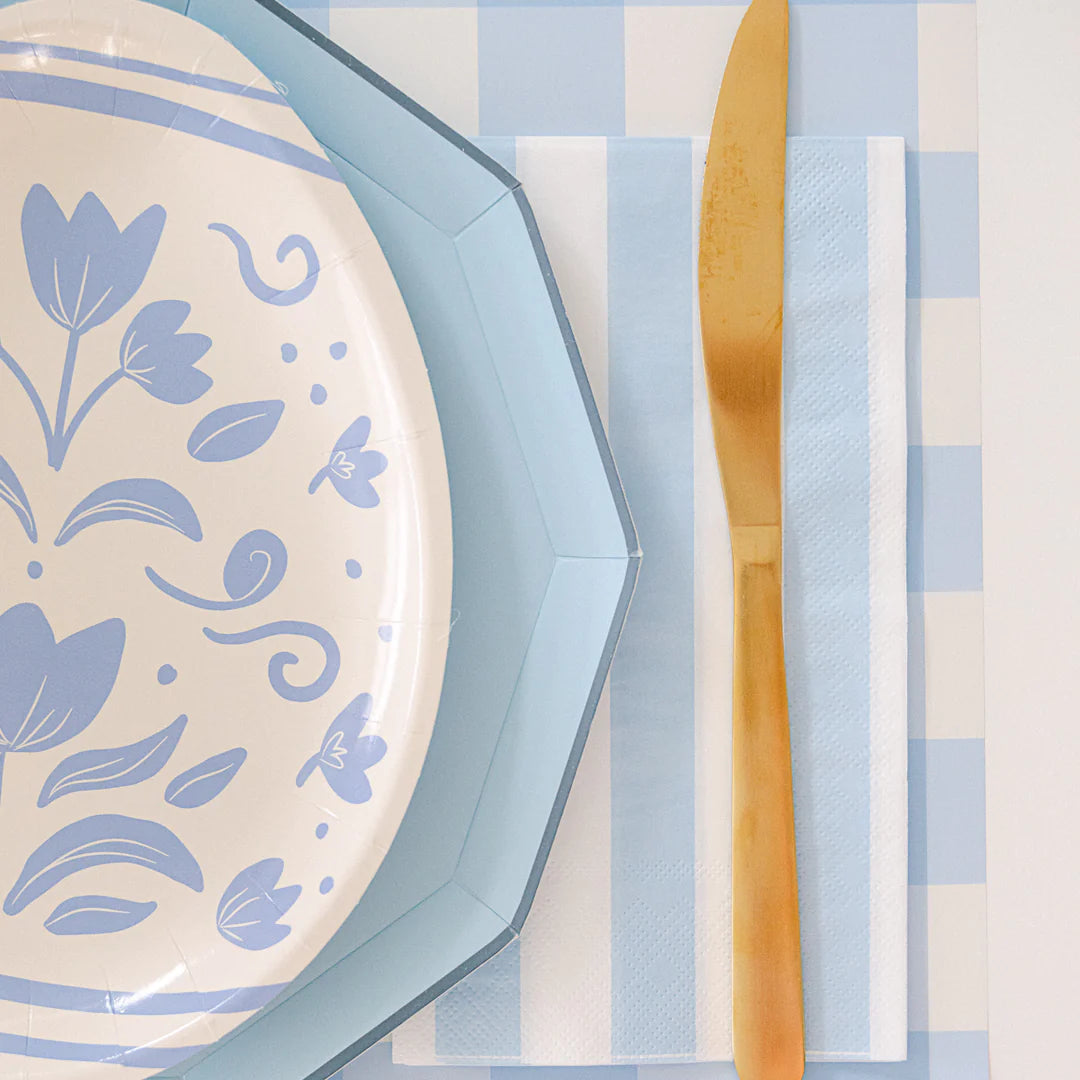 Blue Floral Easter Egg by Bonjour Fete