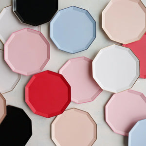 Bonjour Fete Decagonal Party Plates