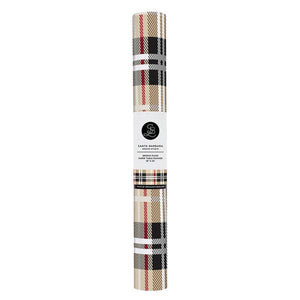Brown Plaid Paper Table Runner Roll | The Party Darling