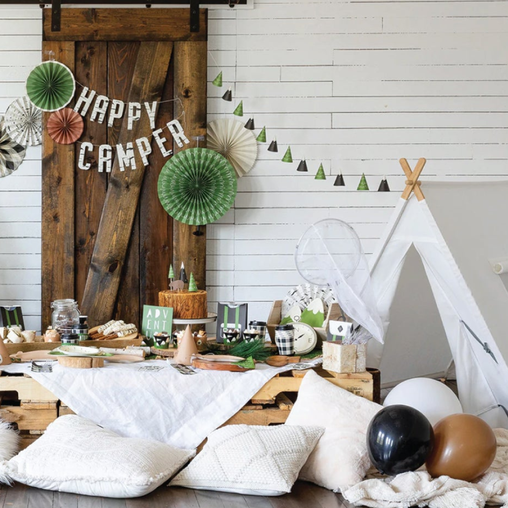 camping party supplies