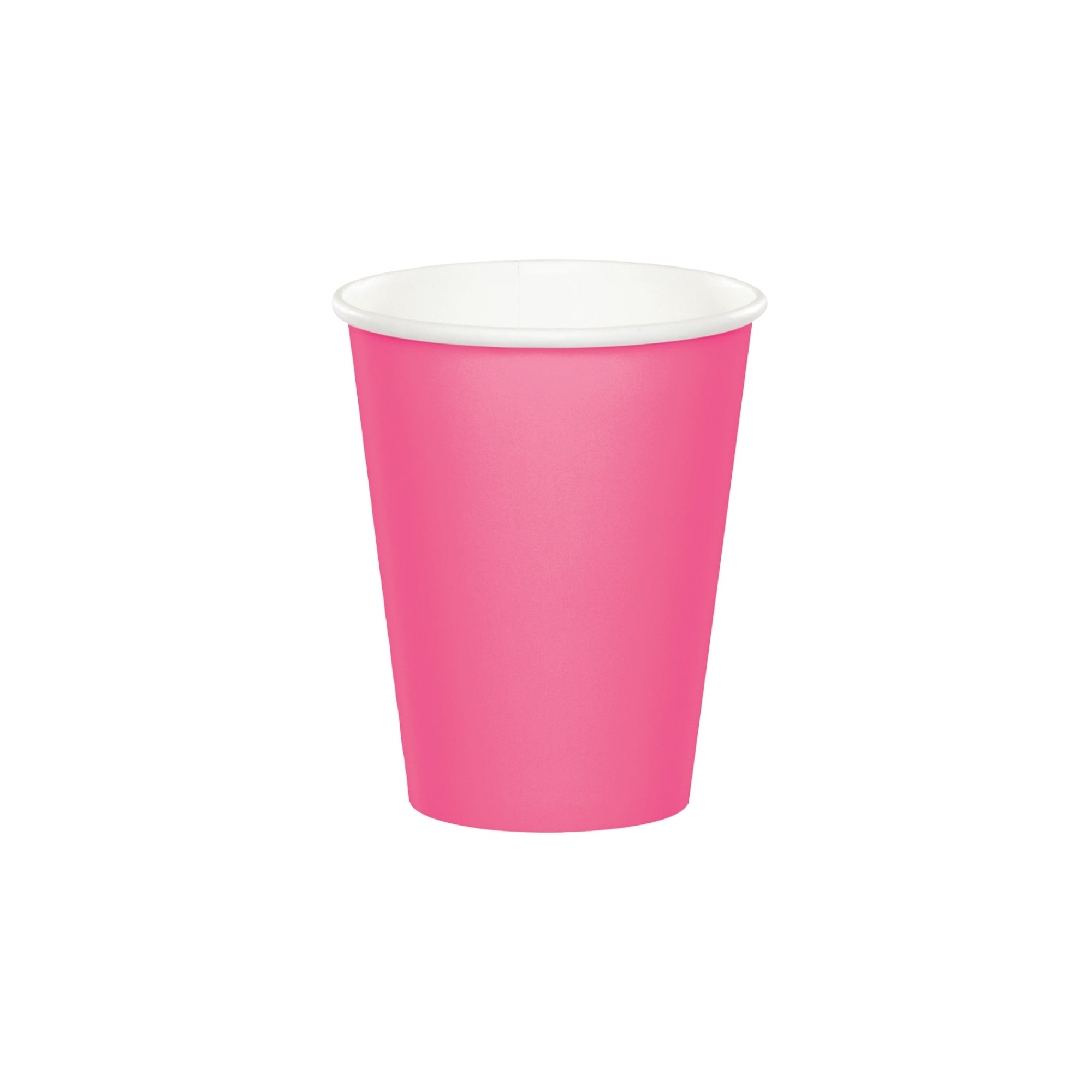 Candy Pink Paper Cups 8ct | The Party Darling