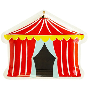 Carnival Tent Lunch Plates 8ct | The Party Darling