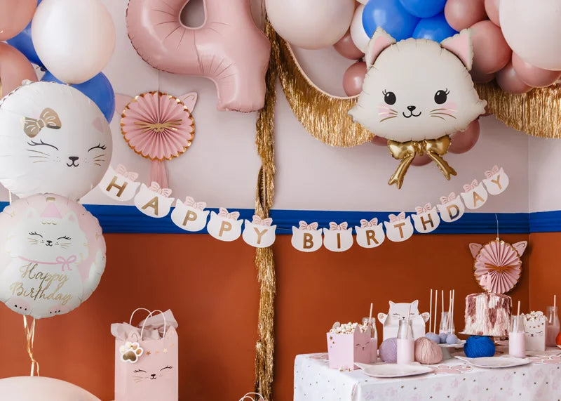 Cute cat face balloon for birthday parties