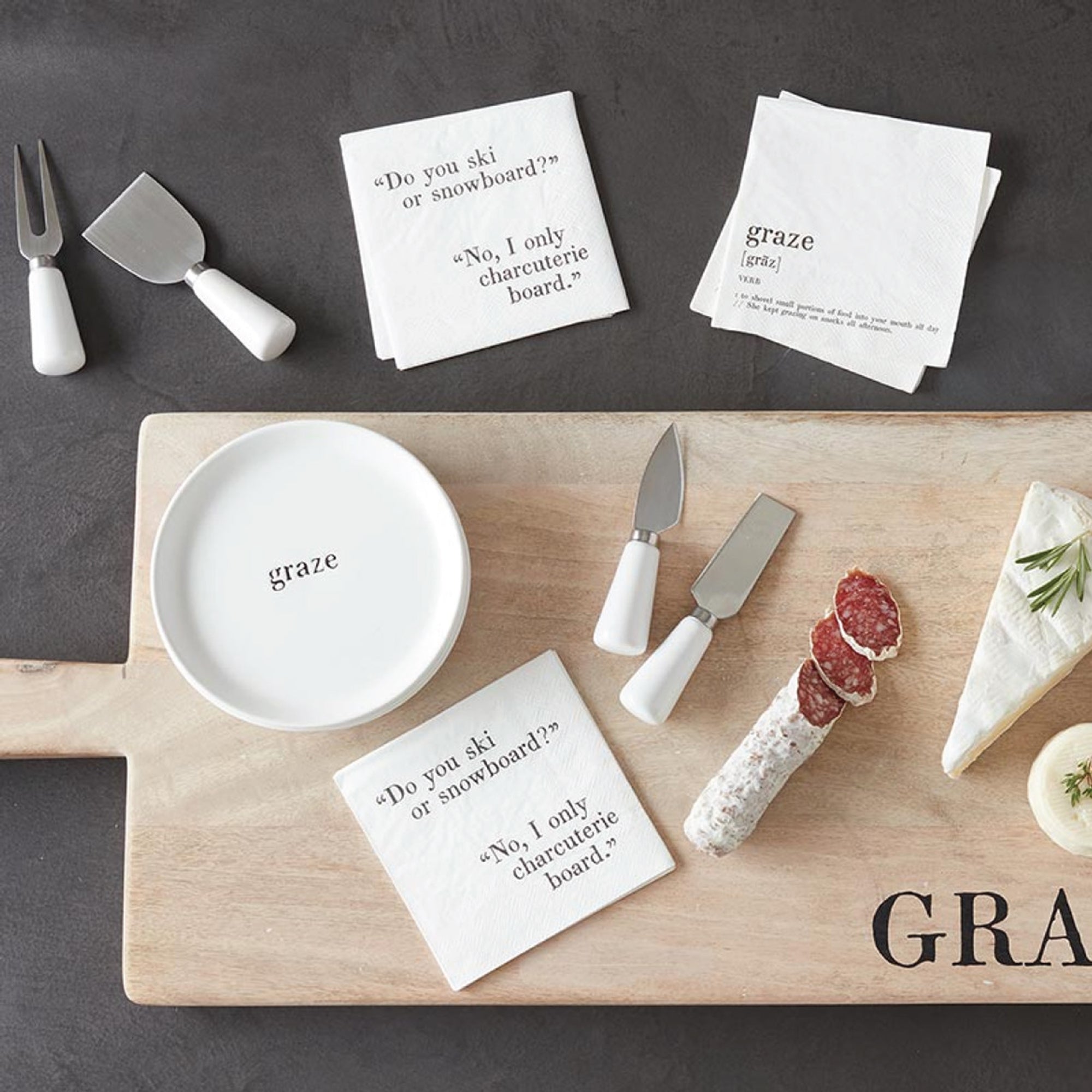 Charcuterie Board Paper Napkins | The Party Darling