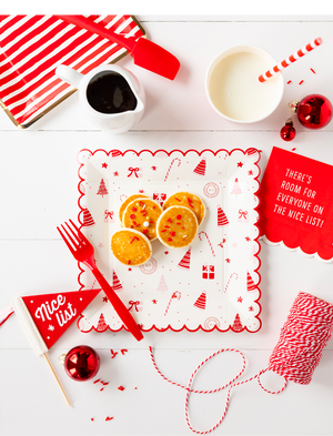 There’s Room for Everyone on the Nice List Dessert Napkins 24ct | The Party Darling