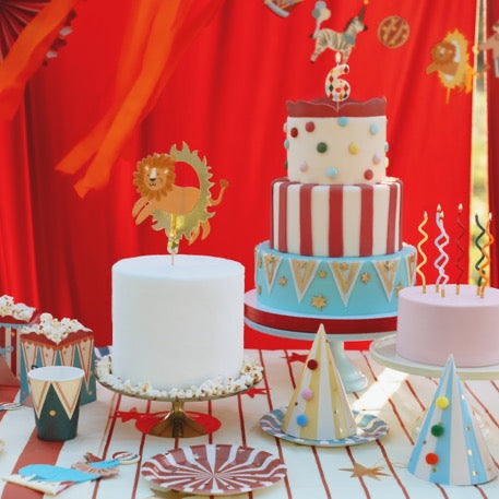 Circus Lion Cake Topper on Cake