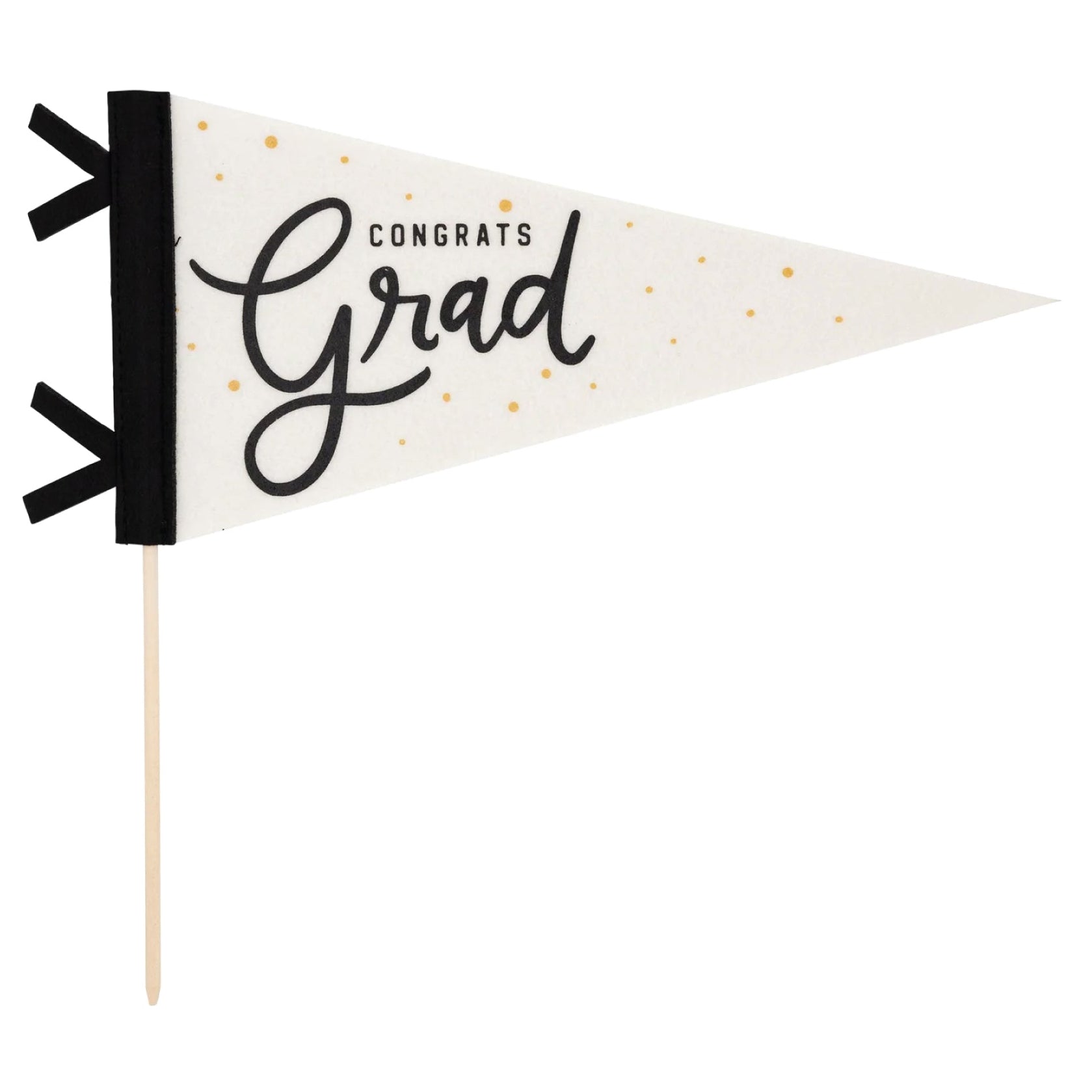 Congrats Grad Felt Pennant Flag | The Party Darling