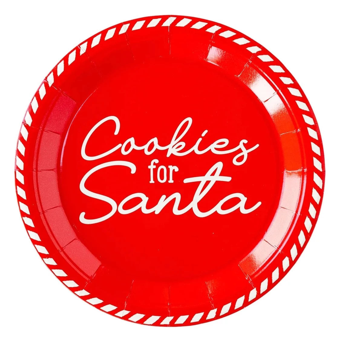 Cookies for Santa Lunch Plates 8ct | The Party Darling