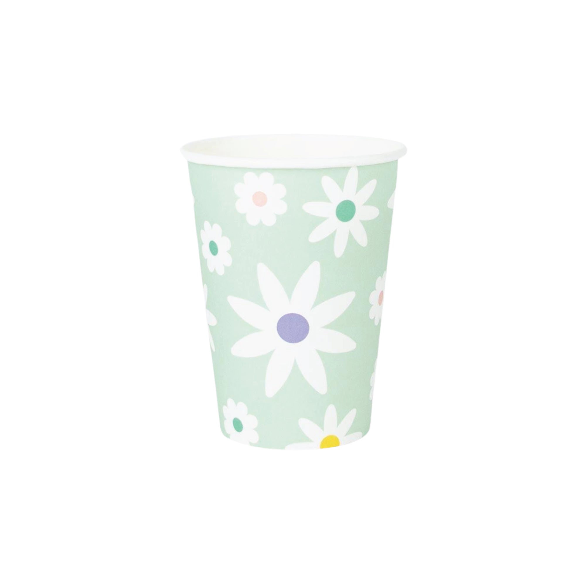 Spring Daisies Paper Cups 8ct | The Party Darling