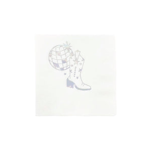 Disco Cowgirl Dessert Napkins 20ct | The Party Darling
