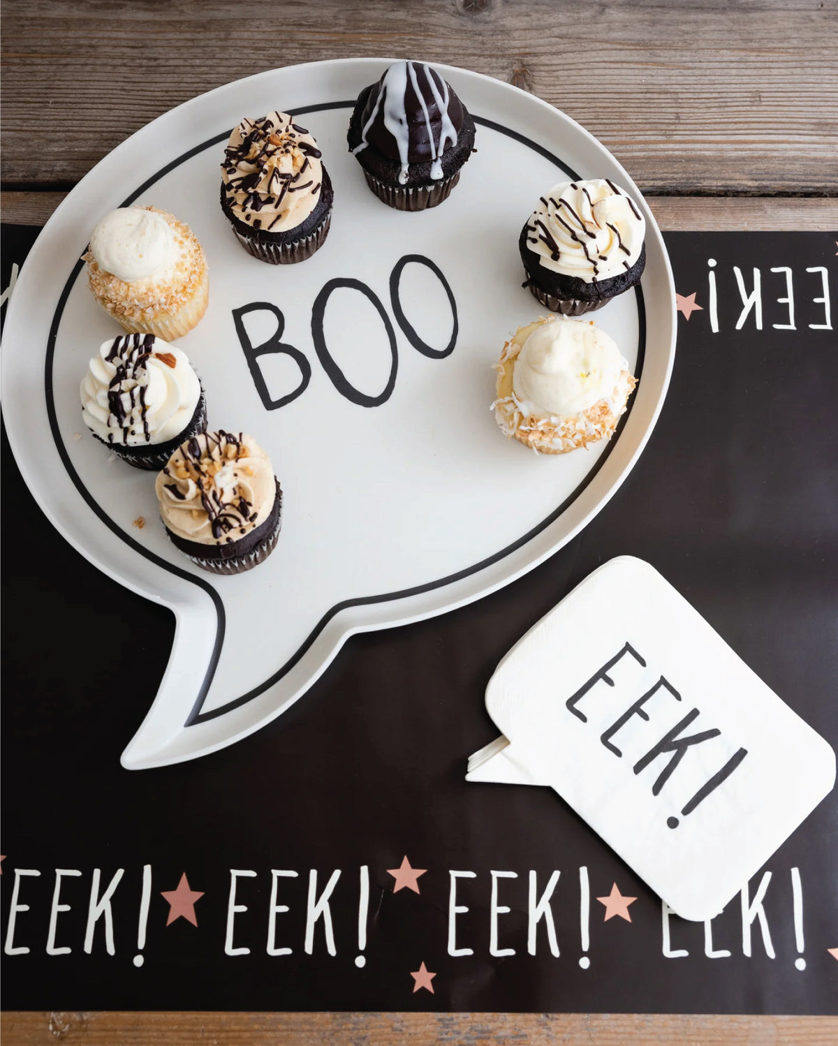 Boo Halloween Bamboo Serving Tray | The Party Darling