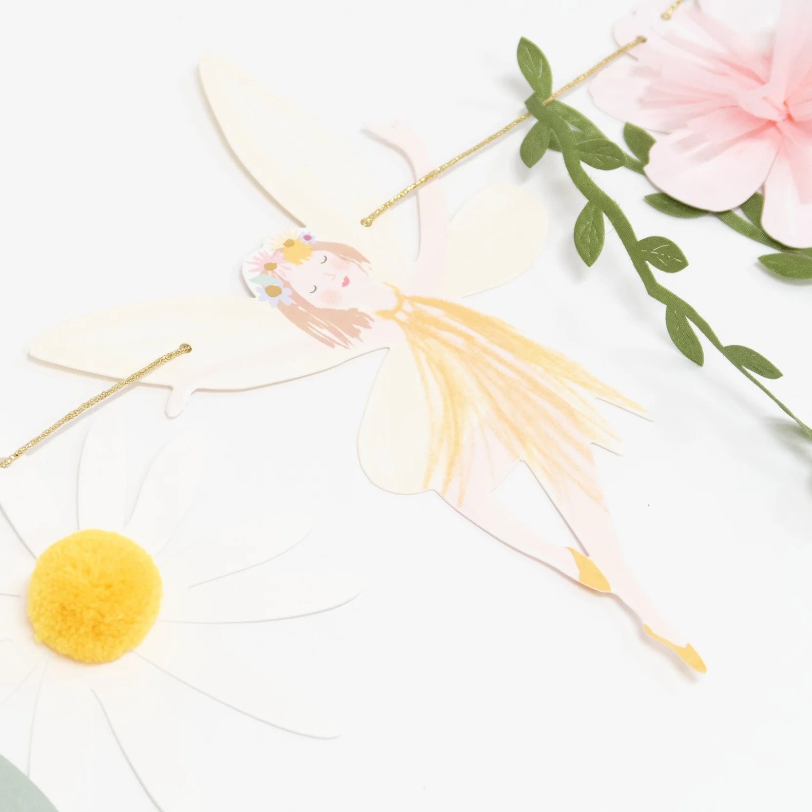fairy birthday party garland