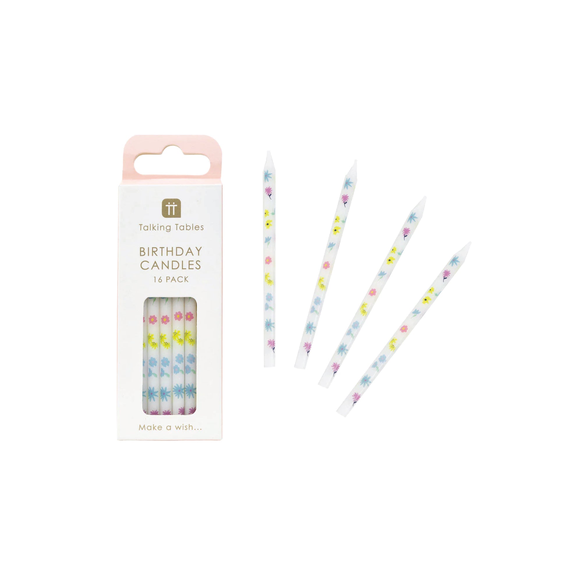 Floral Birthday Candles 16ct | The Party Darling