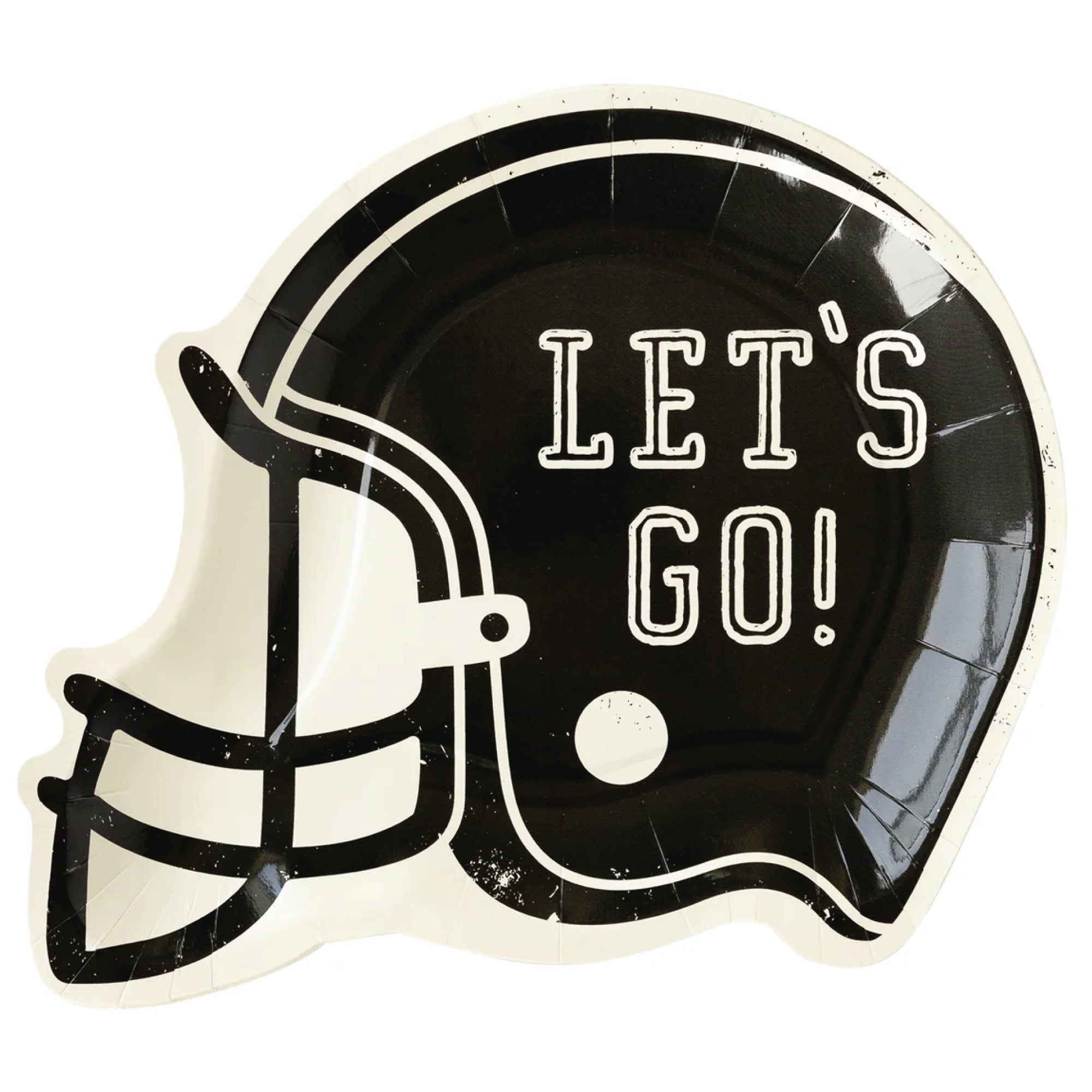 Football Helmet Lunch Plates 8ct | The Party Darling