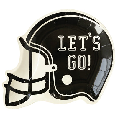 Football Helmet Lunch Plates 8ct