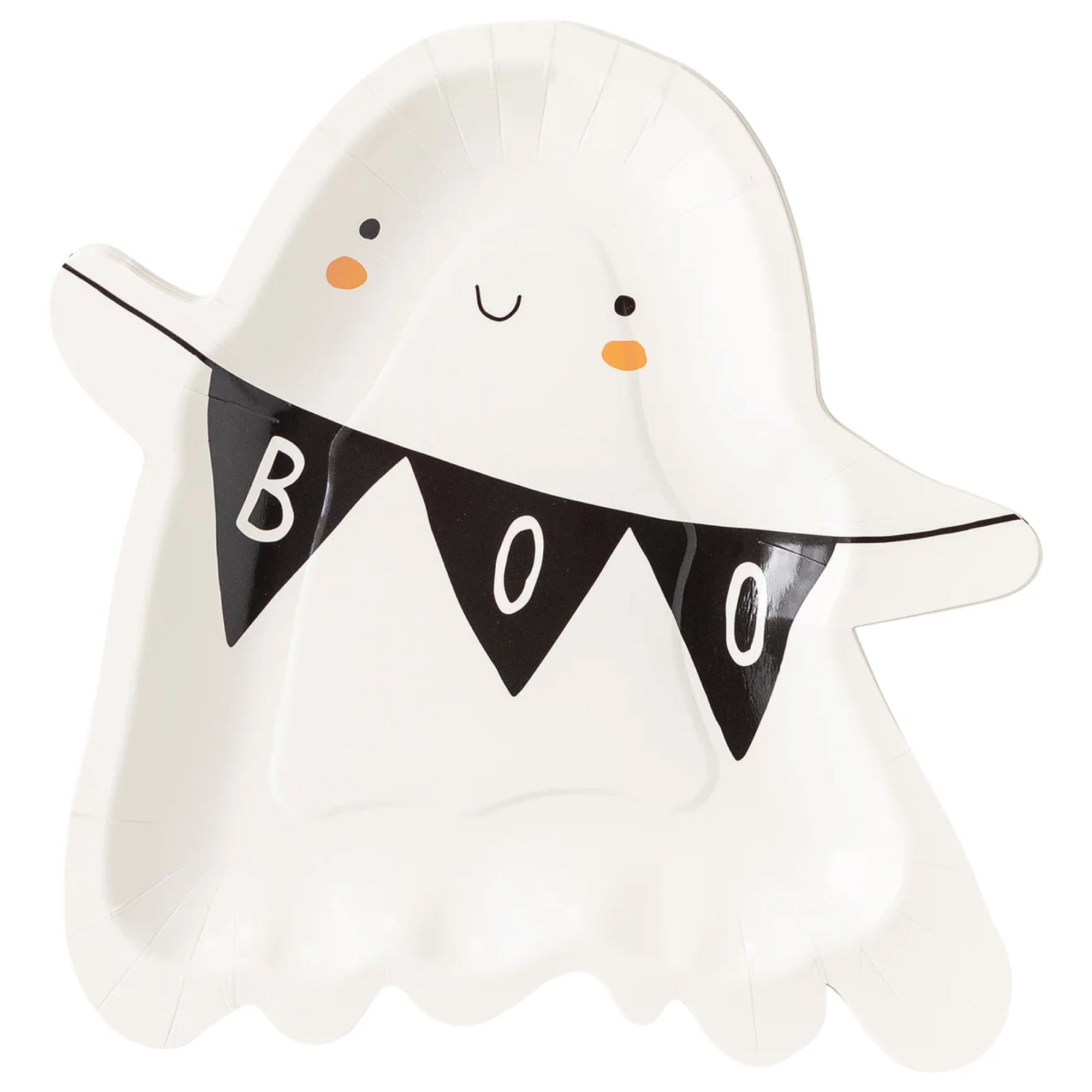 Ghost & Boo Banner Lunch Plates 8ct | The Party Darling