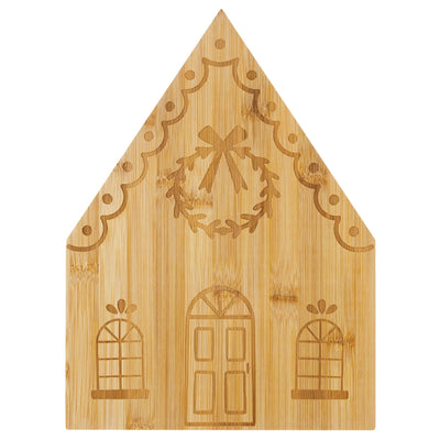 Mini Gingerbread House Bamboo Serving Board