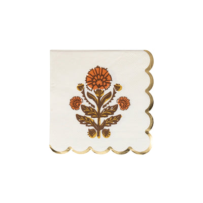 Give Thanks Floral Dessert Napkins 18ct