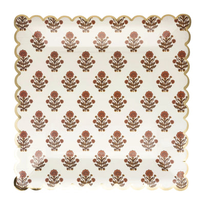 Give Thanks Floral Lunch Plates 8ct