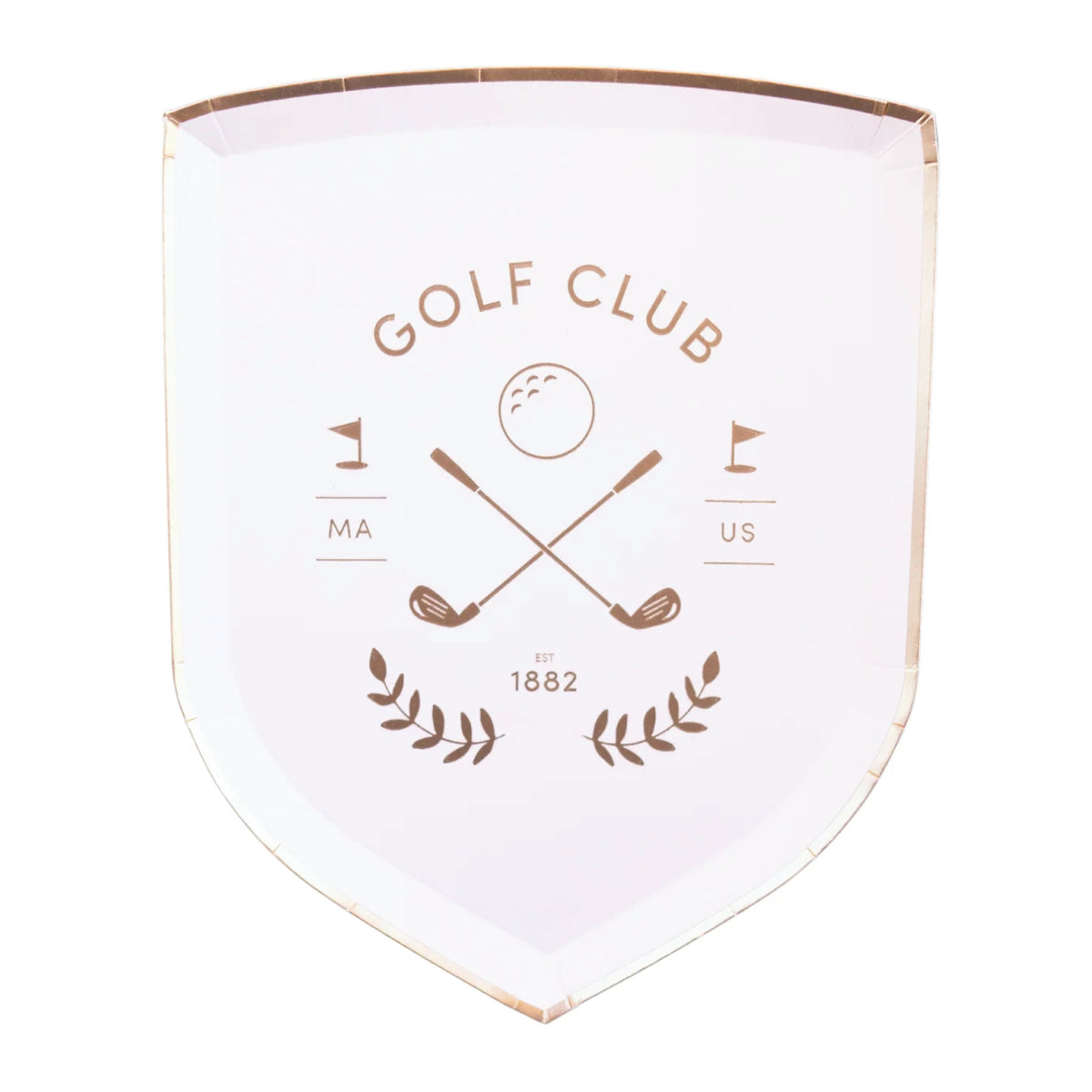 Golf Club Dessert Plates 8ct | The Party Darling
