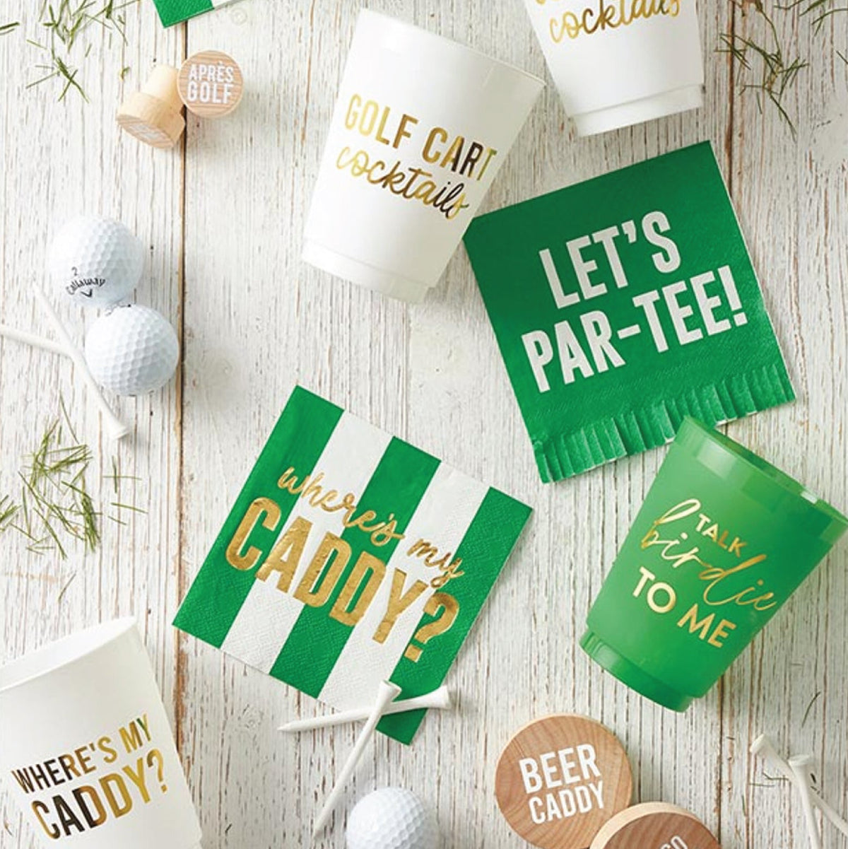 Golf Party Table Decor