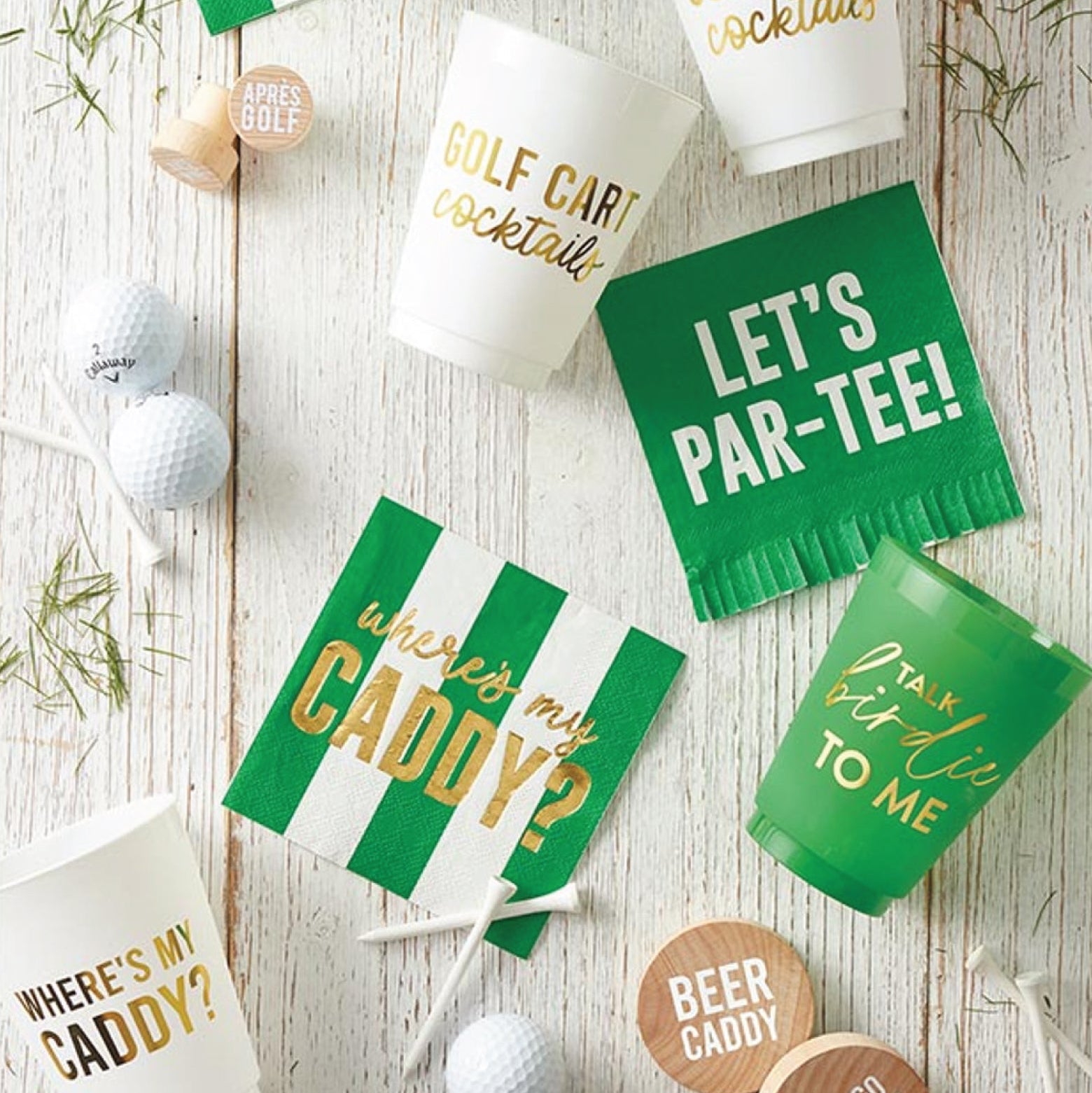 Let's Par-Tee Fringe Dessert Napkins 20ct | The Party Darling