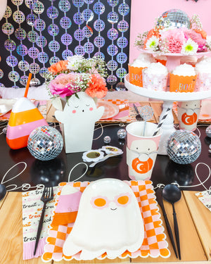 Groovy Halloween Party Table Decor