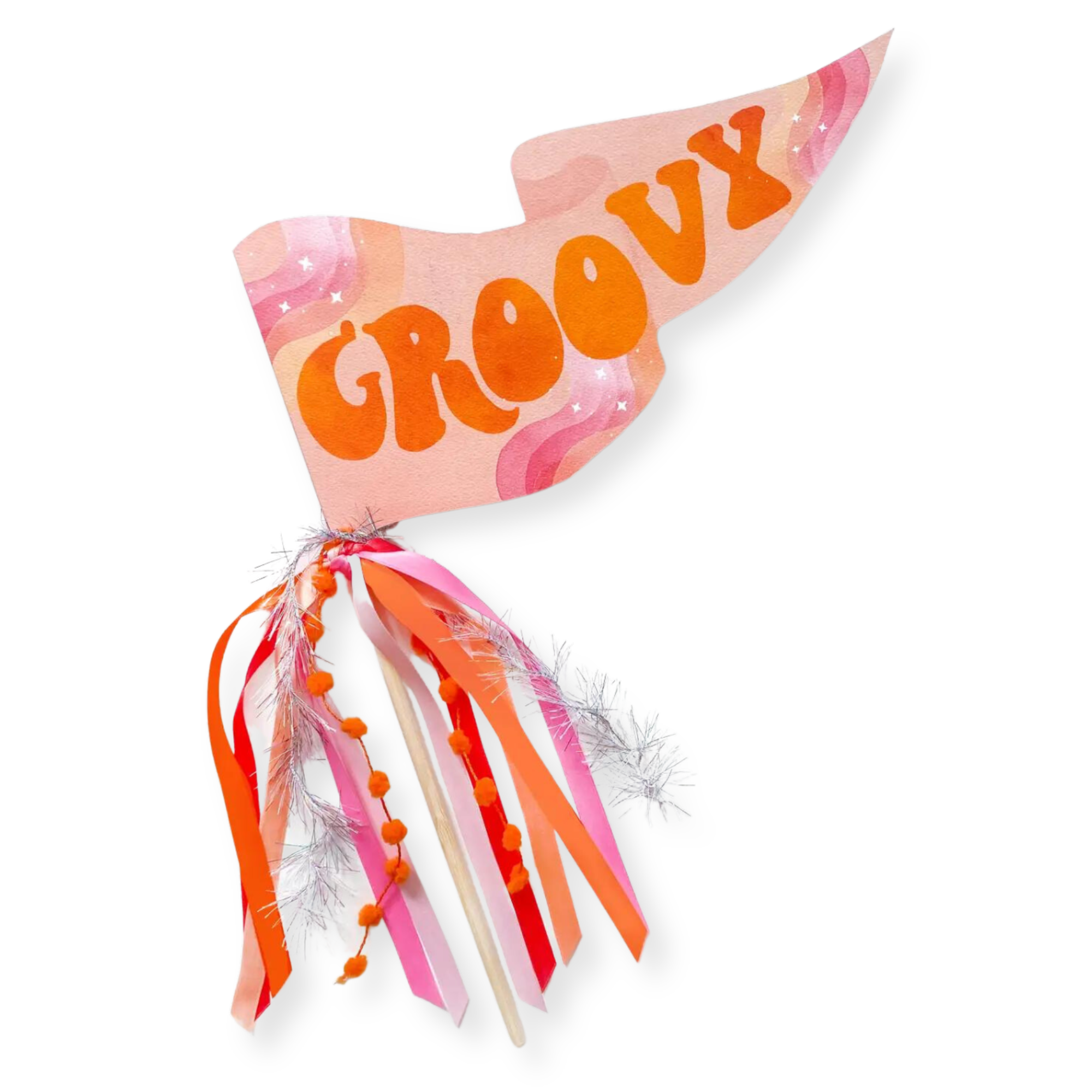 Groovy Party Pennant Flag | The Party Darling