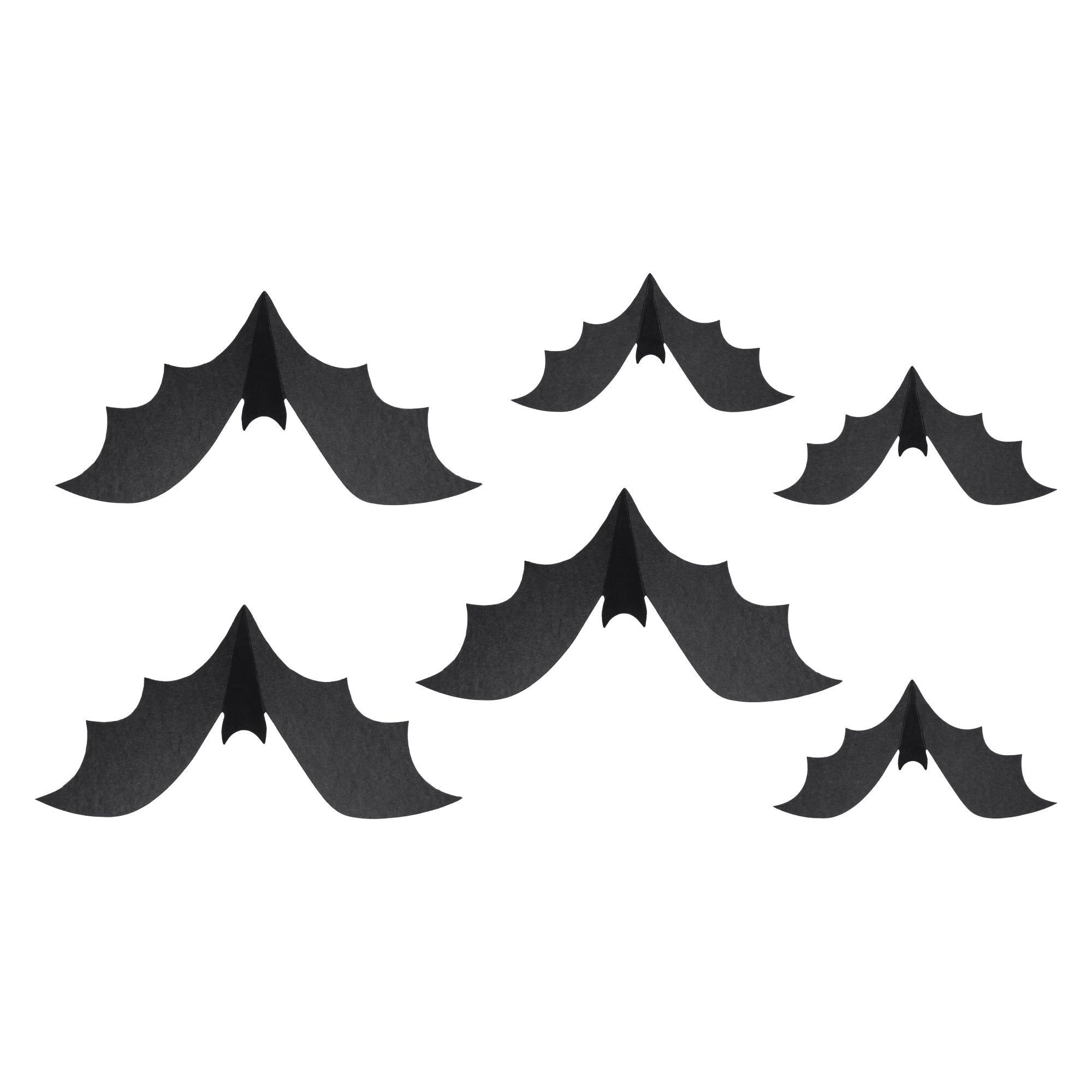 Halloween Bat Wall Decorations 6ct | The Party Darling