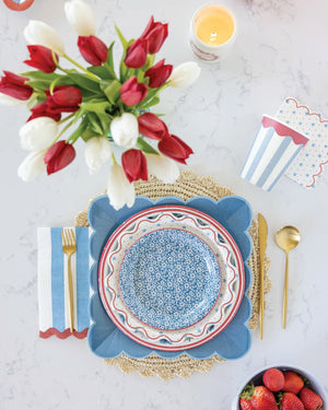 Patriotic Plates Setting by My Mind's Eye