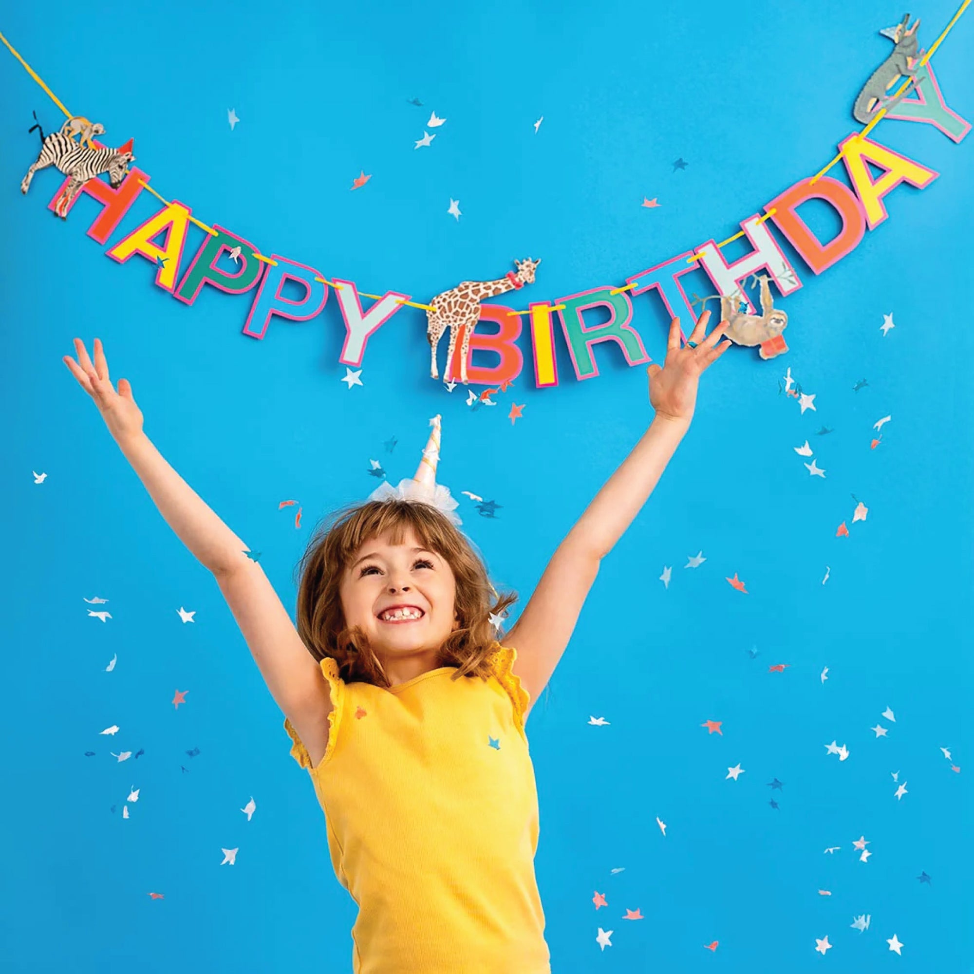 Party Safari Happy Birthday Banner | The Party Darling