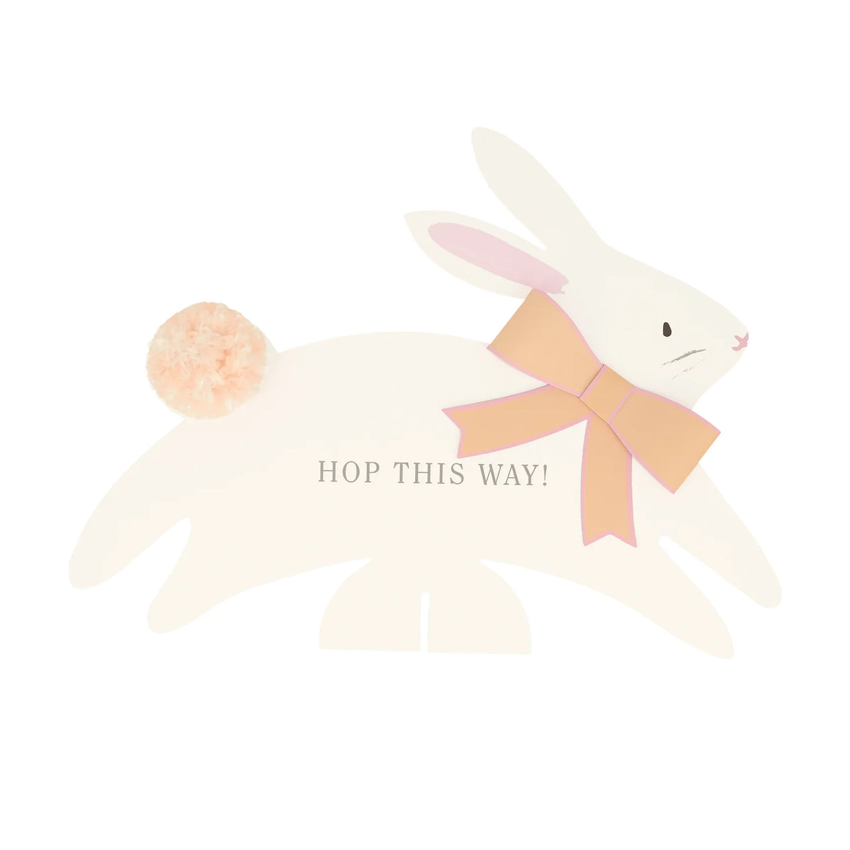 Hop this way Easter Bunny Sign