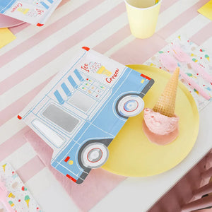Ice Cream Truck Plates | The Party Darling
