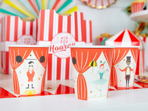 Carnival Paper Cups 8ct | The Party Darling