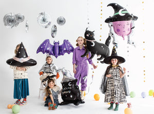 Purple Halloween Bat Balloon 47in | The Party Darling