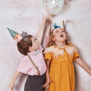 Safari Animal Print Party Hats 8ct On Kids