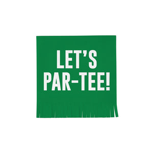 Let's Par-Tee Fringe Dessert Napkins 20ct | The Party Darling