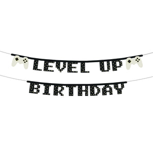Level Up Birthday Banner 8ft | The Party Darling