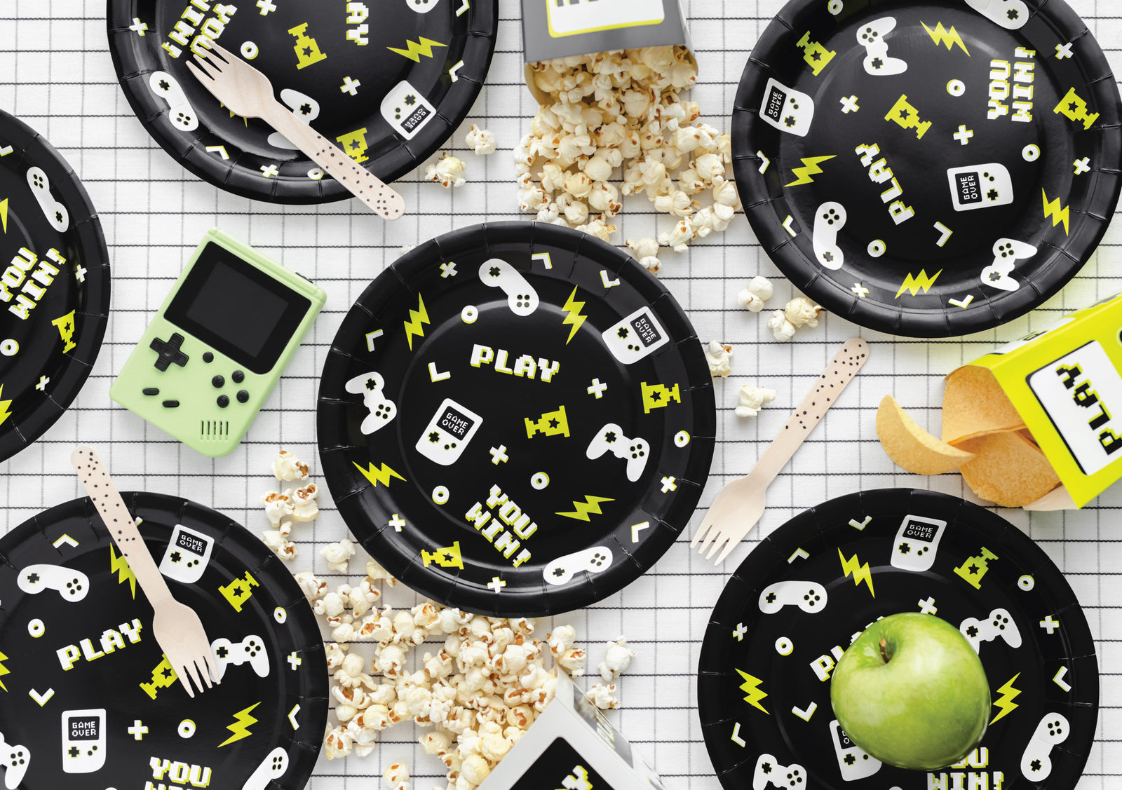 Level Up Lunch Plates 6ct | The Party Darling