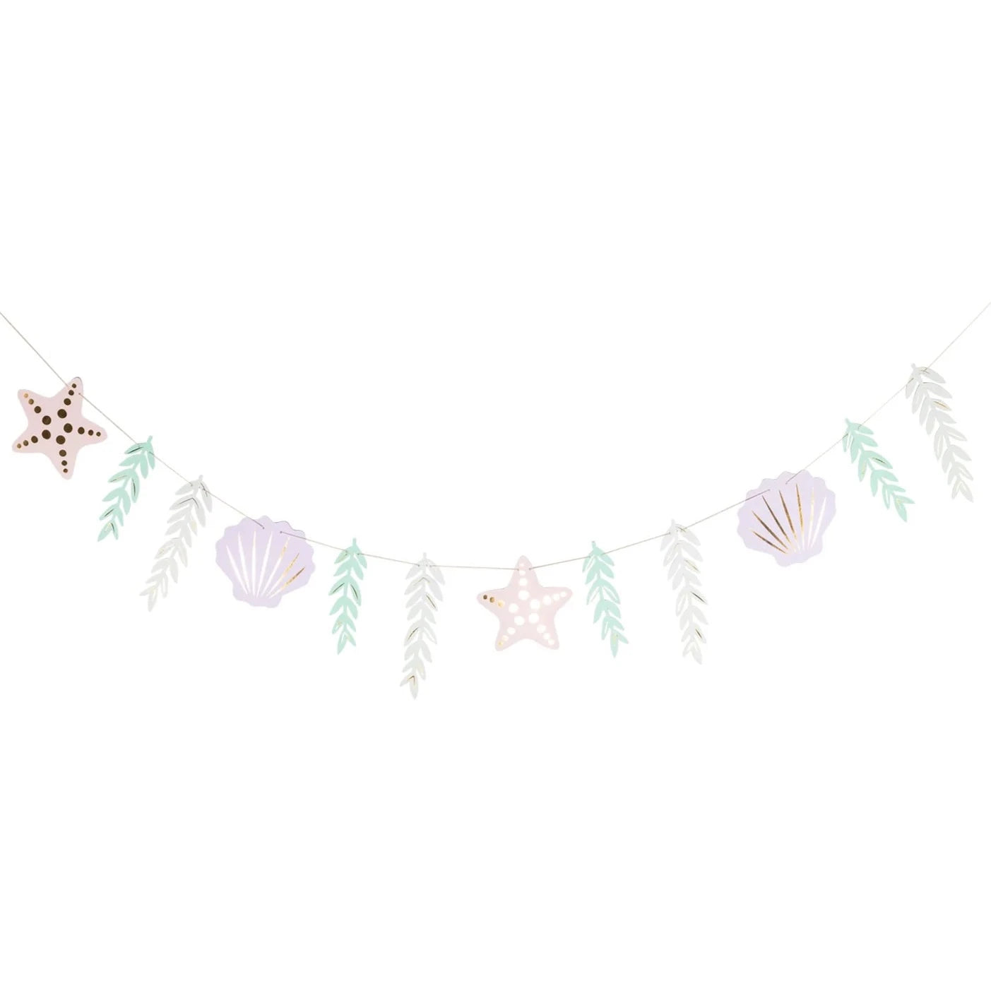 Mermaid Shells & Seaweed Garland | The Party Darling