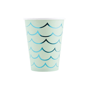 Mermaid Tail Paper Cups 8ct | The Party Darling