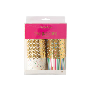 Merry & Bright Christmas Lights Baking Cups 50ct | The Party Darling